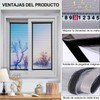 Mosquitera para Ventana, Mosquitera 130x150cm, Mosquitera Autoadhesiva para Ventana con
