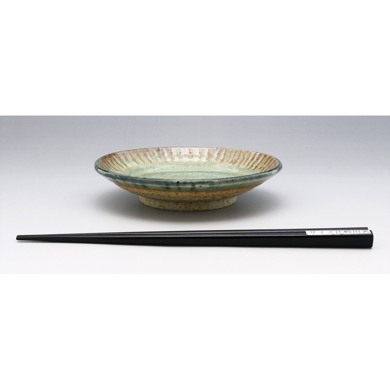 Utsuwa Ruan Setoyaki Japanese Tableware, Jinsen Ceramics, Serving Plate, Diameter