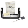 Xezo Urbanite Fountain Pen, Medium Nib. Retro Blue, Black, and