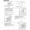 Berta 2-Pack, 1/2 inch Overlay Soft Closing Face Frame Cabinet