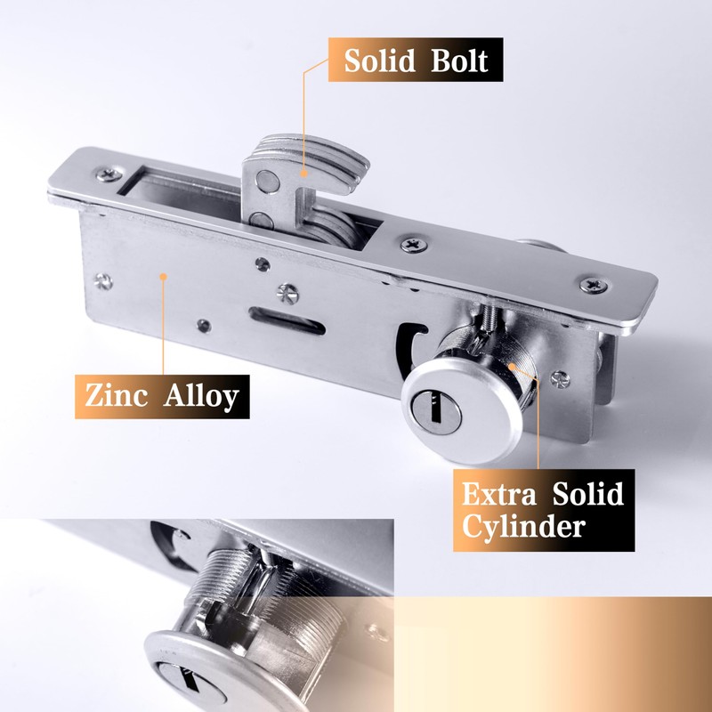 RupXinSplend Storefront Door Lock - Commercial Door Locks Cylinder Deadbolt