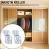 Nkiy Quen 5 Pcs Sliding Closet Door Roller Kit,Wardrobe Door