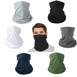 6 Packs Bandanas Deportivas para Hombre y Mujer - Protección contra El Viento y Los Rayos UV, Sedoso y Elástico, Adecuado para Deportes, Carrera, Ciclismo, Motocicleta, Montañismo, Esquí