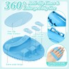 Juego Guantes Baño Suaves Exfoliantes Silicona Espalda Cuerpo Cabezal Cepillo