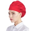 Nanxson 3pcs Unisex Chef Hat - Adjustable Elastic Work Cap