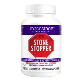 Moonstone Stone Stopper Capsules, Kidney Stone Prevention, Calcium Oxalate Protector, Alkali Citrate Support Supplement, Developed by Urologists to Support Kidney Health, 30 Day Supply (120 Count)