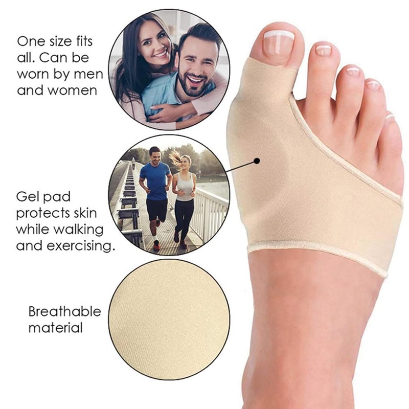 1 Pair Bunion Corrector Toe Splint Straightener Hallux Valgus Foot