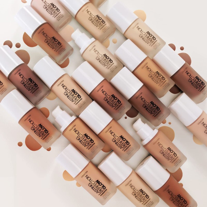 Collection Cosmetics Lasting Perfection Glow Foundation, Medium to Full Coverage,