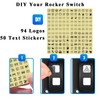 3 Way Maintained Rocker Switch 7Pin ON-Off-ON 12V 20A DPDT