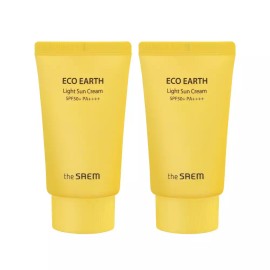 Dersam 2개 더샘 에코 어스 라이트 선크림 SPF50+ PA++++ 50g Two Duson Eco Earth Light Sun Cream SPF50+ PA++++ 50g
