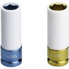 Unitec 20806 Sockets Set of 2 17 and 19 mm