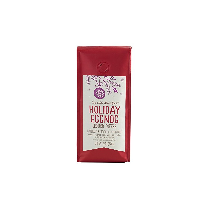 World Market Holiday Limited Edition Ground Coffee (Holiday Eggnog, 1