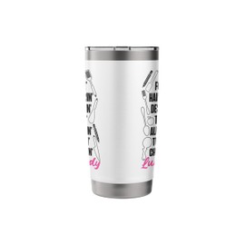 Lunch Lady I'm A Food Servin' Hair Net Wearin' Dessert Stainless Steel Insulated Tumbler