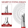 NIXRET Red Toenail Clippers for Thick or Ingrown Toenails Stainless