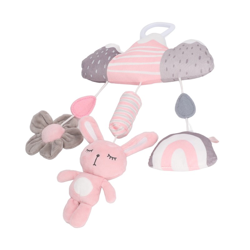 Baby Mobile Sensory Toy Soft Plush Learning Development Interactive Sound