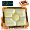 100W LED Solar Work Light, 466 LED 10000LM Magnetic Worklight
