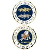 United States Seabee Warfare Challenge Coin