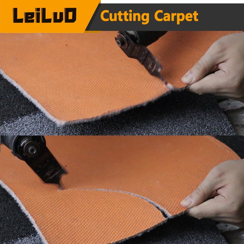 LEILUO 4 Pcs Multi Tool Hook Blade for Carpet Roof