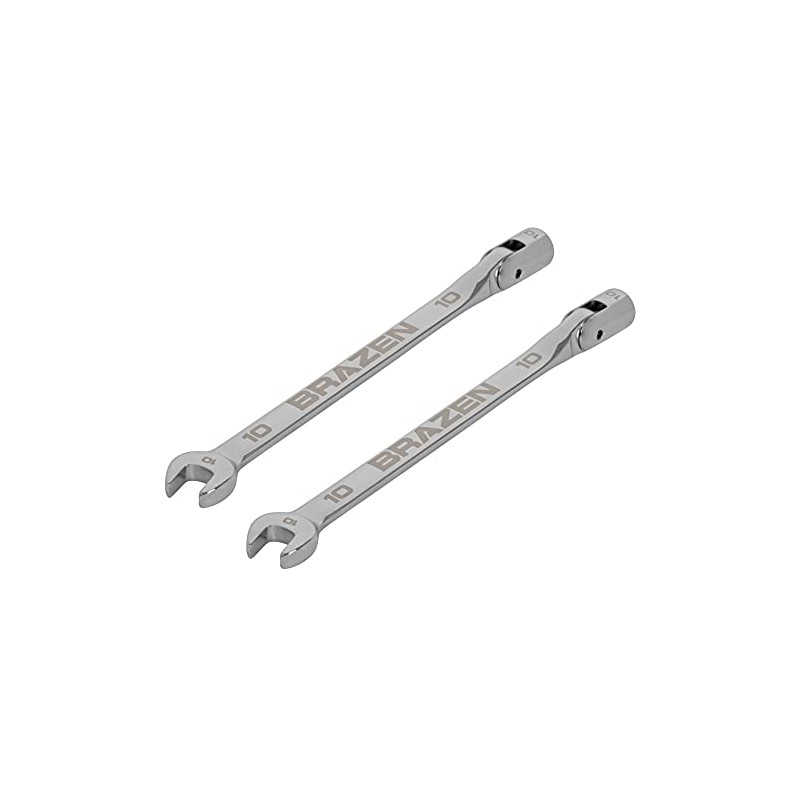 BRAZEN 10mm Socket-End Wrench Two Pack
