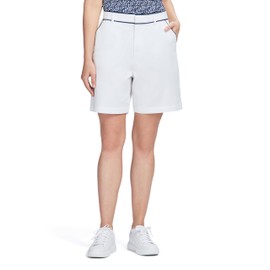 IZOD Women's Golf Shorts Performance Stretch, Bright White