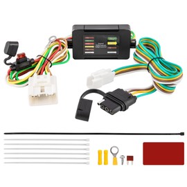 Oyviny 56217 4 Pin Trailer Wiring Harness for 2008-2019 Toyota Highlander, for 2020-2021 Lexus RX 350/350L, Pure Copper Wires Highlander Towing Trailer Wiring