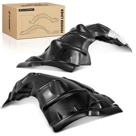 A-Premium Pair Front Inner Fenders Liner Splash Shield Set with Clips - Compatible with Ram 1500 2019 2020 2021 2022 2023 2024 - Factory Fresh (PE), Not Refurbished or Recycled