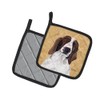Caroline's Treasures SC9131PTHD Springer Spaniel Wipe Your Paws Pair of