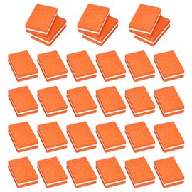 YPYMOD Pack of 30 Nail File Blocks, Professional Buffer Nail Files, Sanding Blocks, Nail File Manicure Tool, for Manicure, Pedicure and Nail Modelling (Orange Colour)