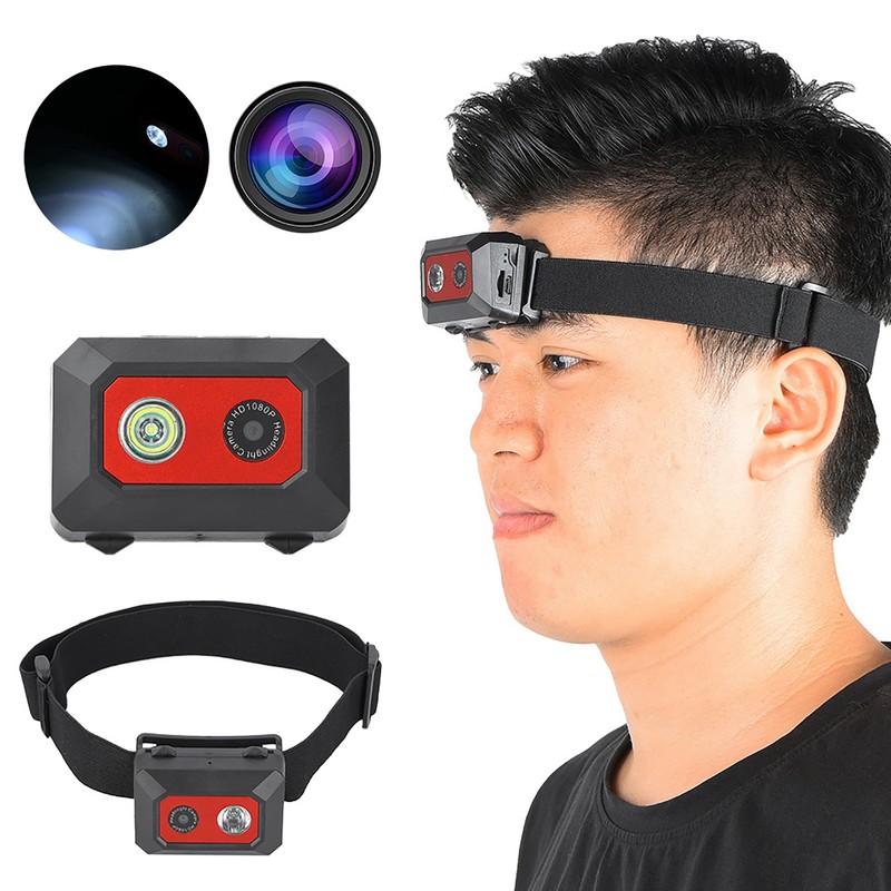 F18 Night Vision Head Mounted 1080P HD Camera for Outdoor