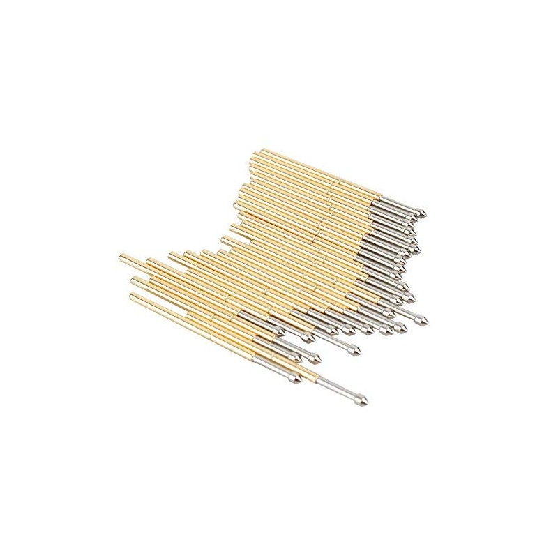 Pogo Pins, Pack of 100 P100-E2 Spring Contact with 1.5