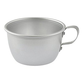 Oi Metal RKTM23 Cup with Handle, 3.5 inches (9 cm), 0, Made in Japan, Silver