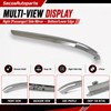 SecosAutoparts Chrome Rearview Side Mirror Molding Trim Strip Fit for