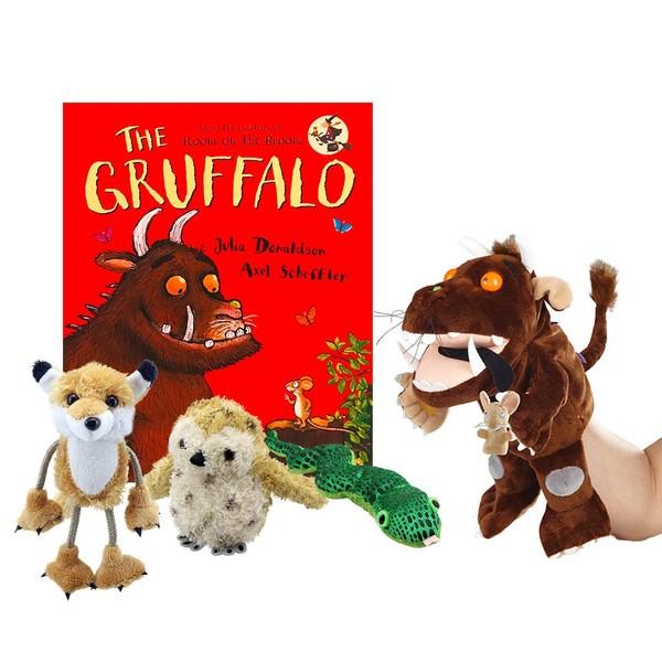 The Gruffalo - Book and Finger Puppets