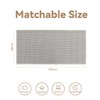 SIXHOME 60 x 120 cm Grey/White Bath Mat, Super Absorbent