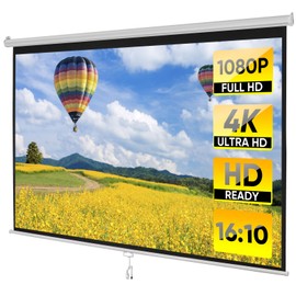 100 inch Projection Screen Portable Projector Movies Screens for Home Theater
