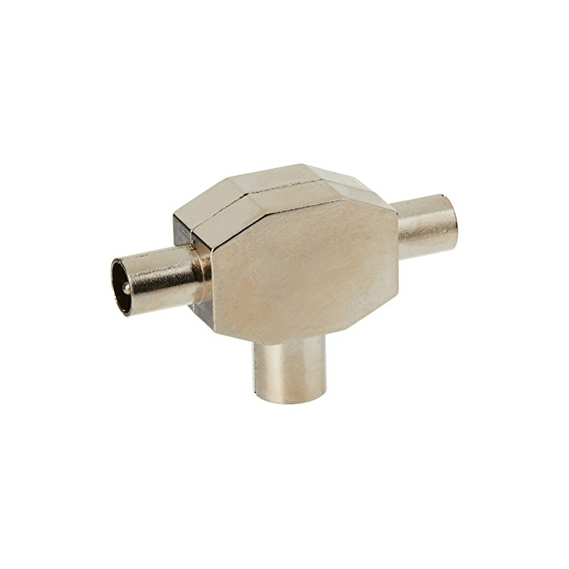Premium Cord TV Aerial Splitter IEC 75 Ohm 1xF-2xM