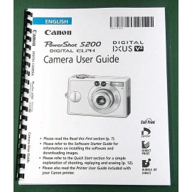 Canon PowerShot S200 Instruction Manual: 147 Pages & Protective Covers