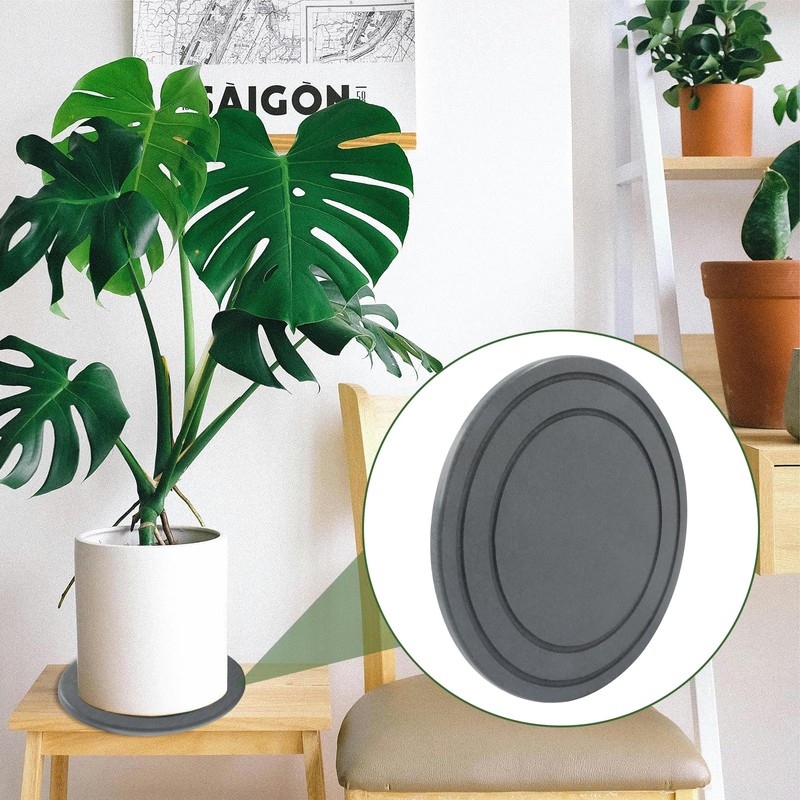 2pcs Diatomaceous Earth Plant Saucers, 7.8 Inch Instant Dry Trays