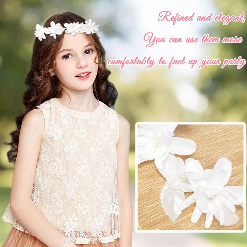 Jedes hat seine eigen Eigenschaften,Haarband Kommunion,Stirnband Kommunion,Haarschmuck für Mädchen,Prinzessin Blumen