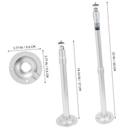 COHEALI Adjustable Extendable Aluminum Alloy Camera Mount Bracket Heavy Duty Projector Wall Ceiling Mount for Dome Cameras and Videography Easy Installation Versatile Use