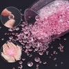 SOFPLATE 6300Pcs 5 Sizes Pink Diamond Crystal Gems Vase Filler