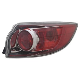 CarLights360: For 2010 2011 2012 2013 Mazda 3 Hatchback Tail Light Assembly Passenger Side DOT Certified - Replacement for MA2801147 | BBN7-51-150D