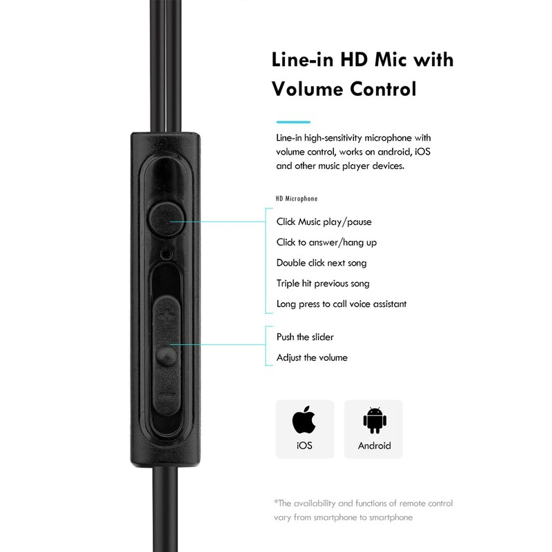 Nakamichi NM-CE300-BLK Wired Headphones (Black)