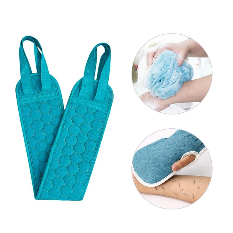Yuka Washing, Rubber Back Scrub, Mud Gloves, Avalanched, Double-sided Use,