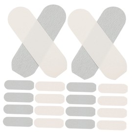 Outanaya 20pcs Foot File Refills Sandpaper Pads for Dead Skin Removal Manual Pedicure Care Supplies for Cracked Heels and Calluses