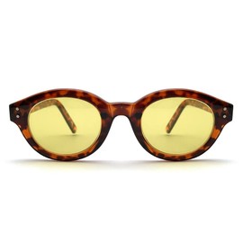 Reinforced Boston Sunglasses, Tortoise Shell x Light YELLOW