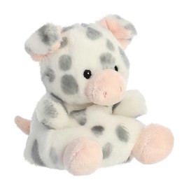 Aurora® Adorable Palm Pals™ Piggles Spotted Piglet™ Stuffed Animal - Pocket-Sized Play - Collectable Fun - White 5 Inches