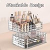 Taoluwin Makeup Organiser, Cosmetic Storage Display Case, Partitioned Storage for