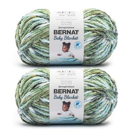 Bernat Baby Blanket Mossy Path Yarn - 1 Pack