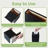S310 Wood Tissue Box Cover, Square Tissue Box Holder with